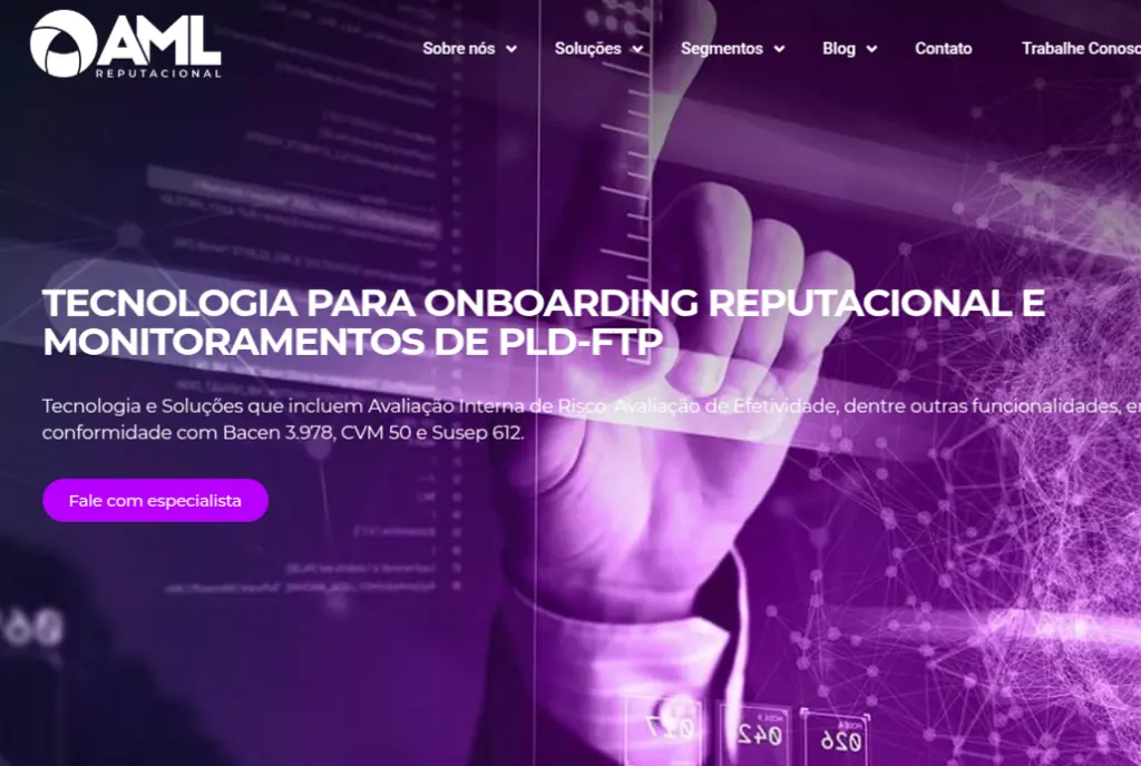 Preview do projeto AML Reputacional