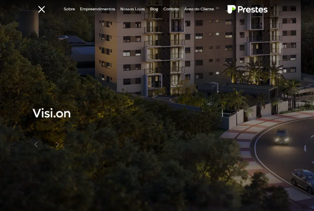 Preview do projeto Construtora Prestes