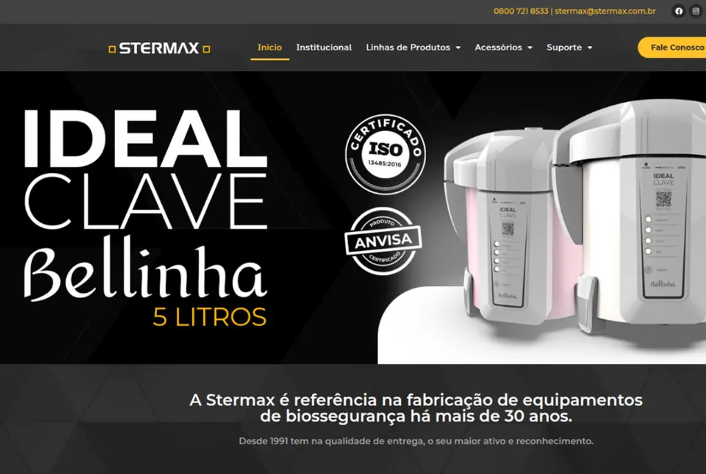 Preview do projeto Stermax Autoclaves